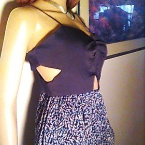 BCB Generation Dress Size 4 Side & Front Keyholes High Low Ruffle Lined Cute